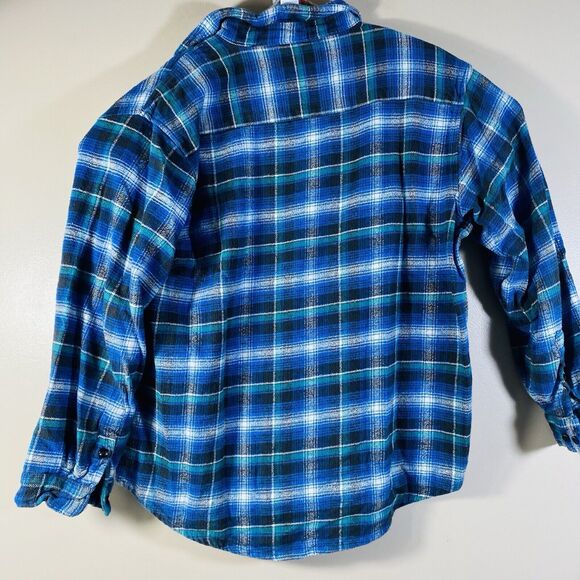 Dakota Flannel Shirt Mens  XL Plaid Outdoor Hiking Casual Button Up Blue - Picture 8 of 11